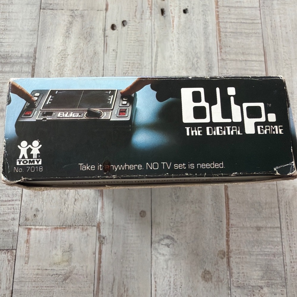 Vintage 1977 Tomy Blip The Digital Game Handheld Console 7018 Original Box Works